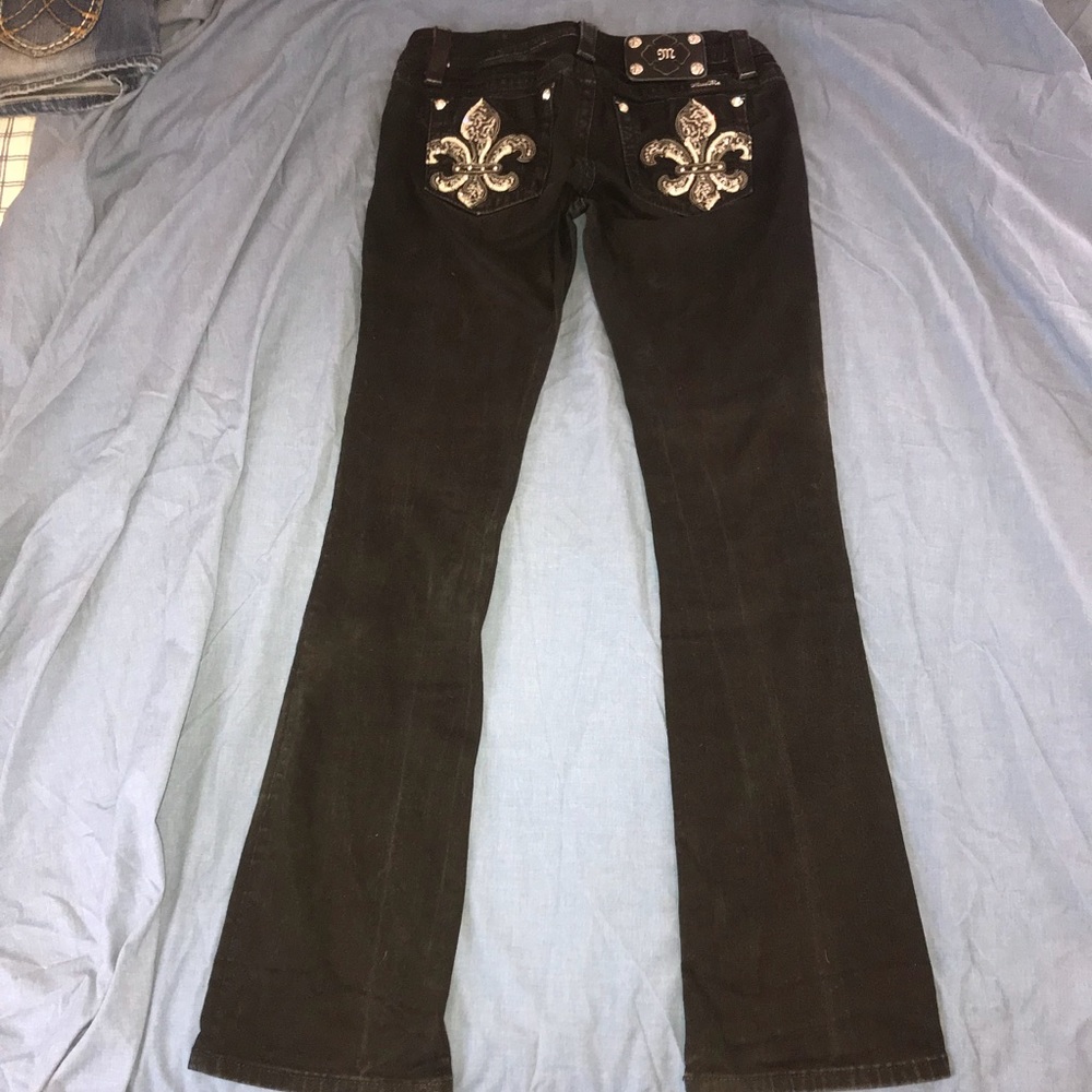 Miss Me 27x34 Black Jeans
